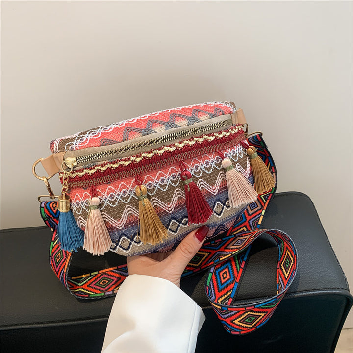 Colorful Embroidered Crossbody Bag Stornfield