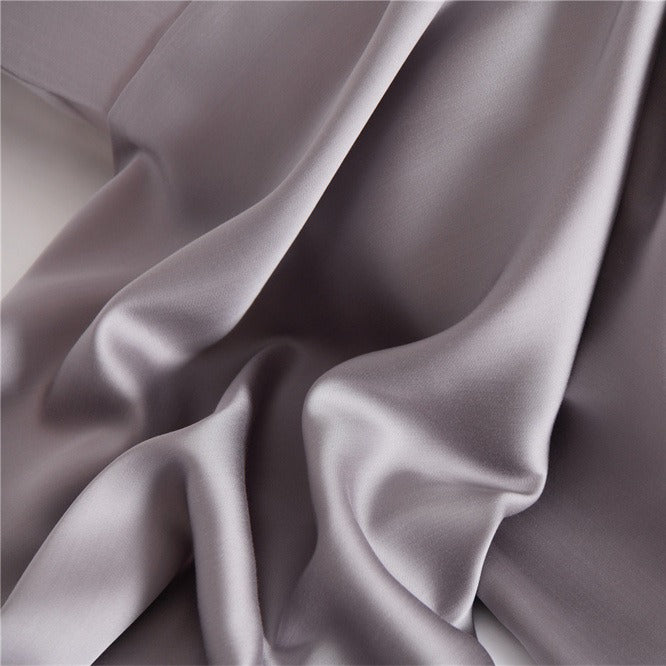 Pillowcase set made of cotton satin with concealed zipper and extra soft texture