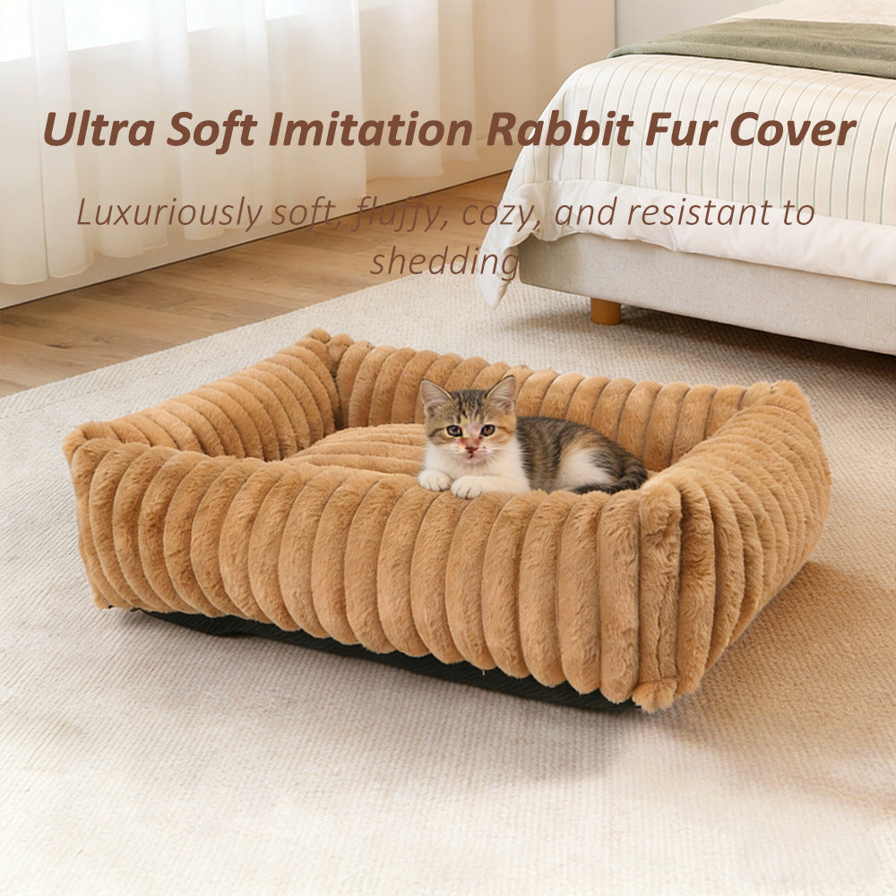 Plush Supportive dog Cushion