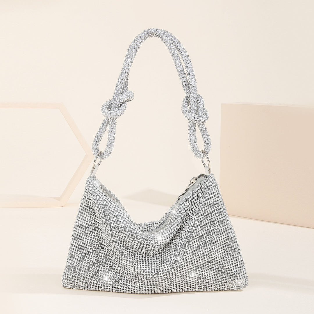 Rhinestone Embellished Shoulder Bag