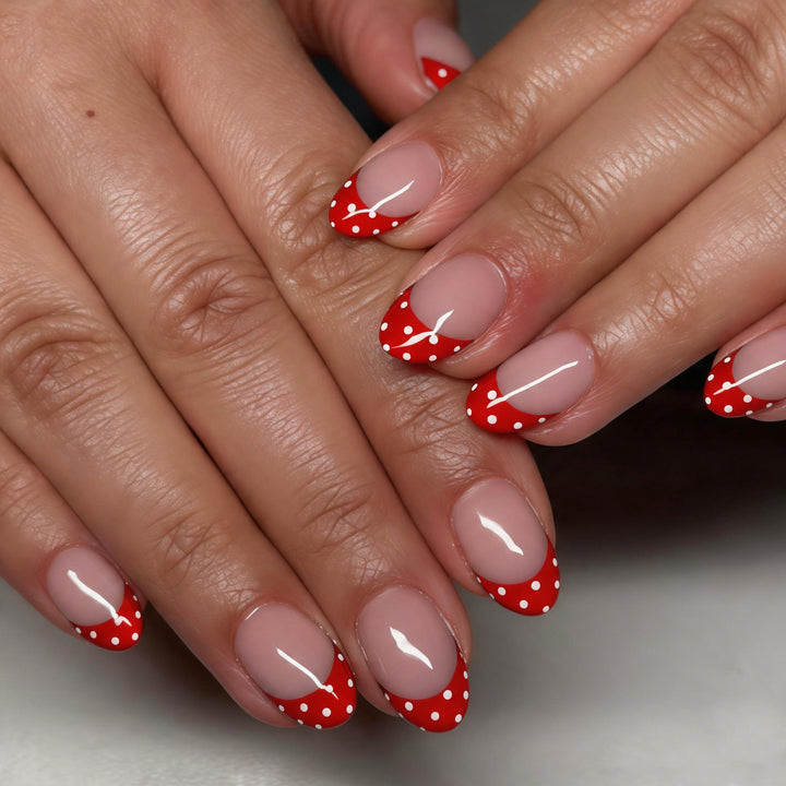 Decorative French Tip Nail Art Set Stornfield