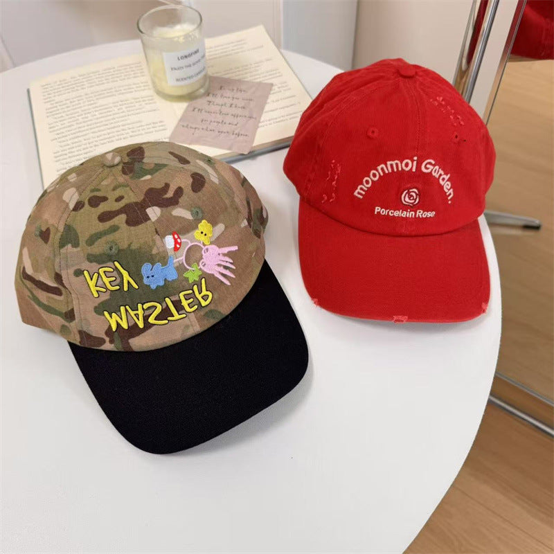 Men's Vintage-Inspired Distressed Baseball Cap Stornfield