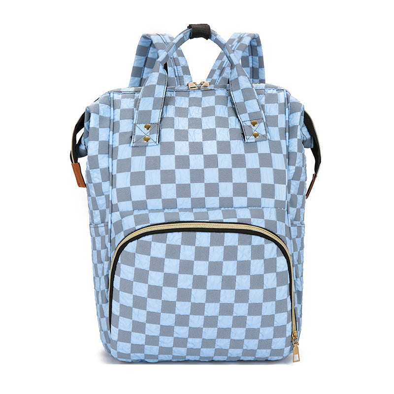 Checkered Patterned Backpack Stornfield