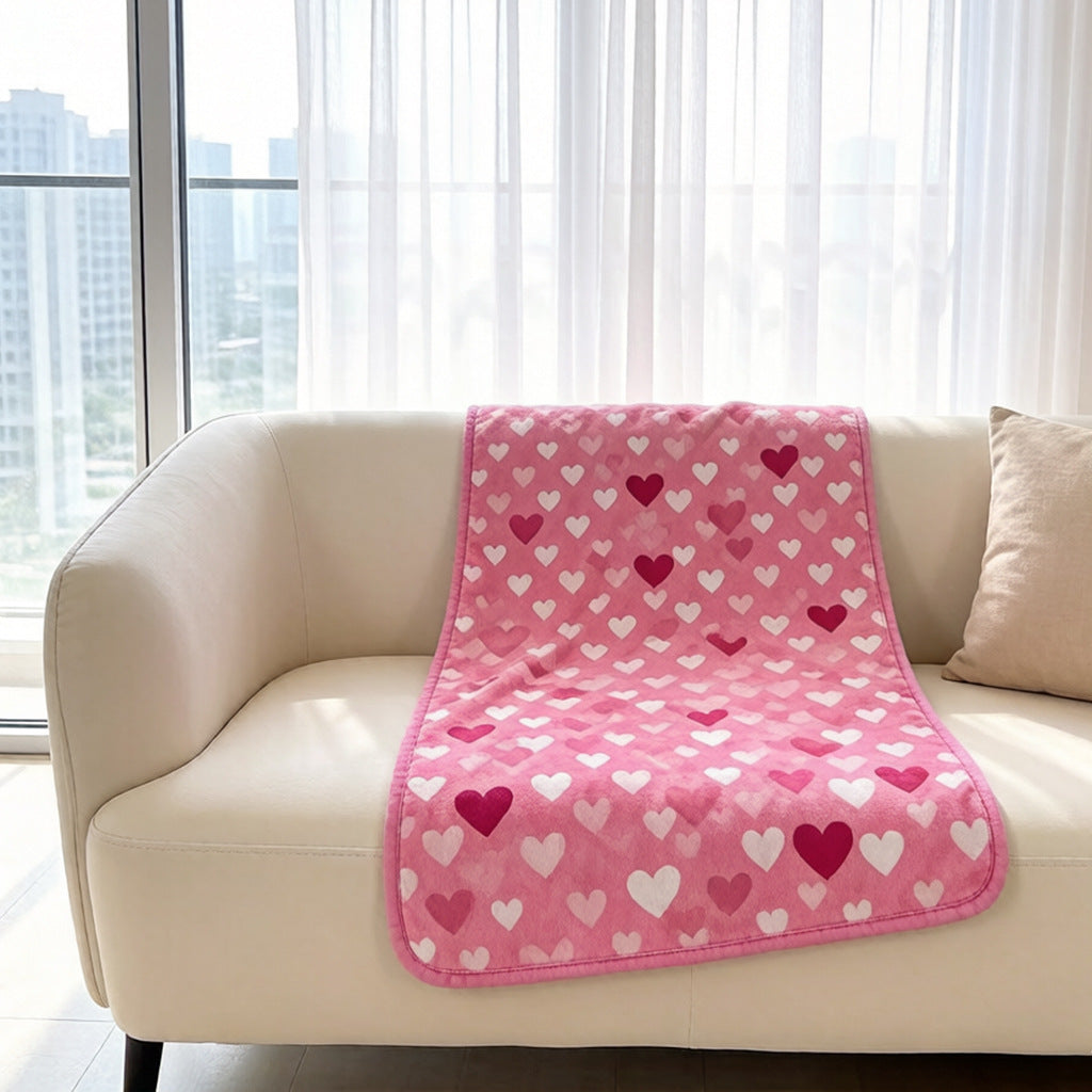 Fun Car-Themed Fleece Throw Blanket