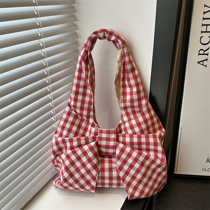 Bow Accent Fabric Tote Bag Stornfield