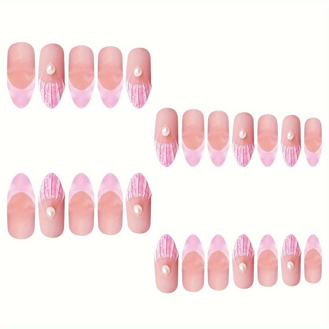 Floral Art Acrylic Nail Set Stornfield