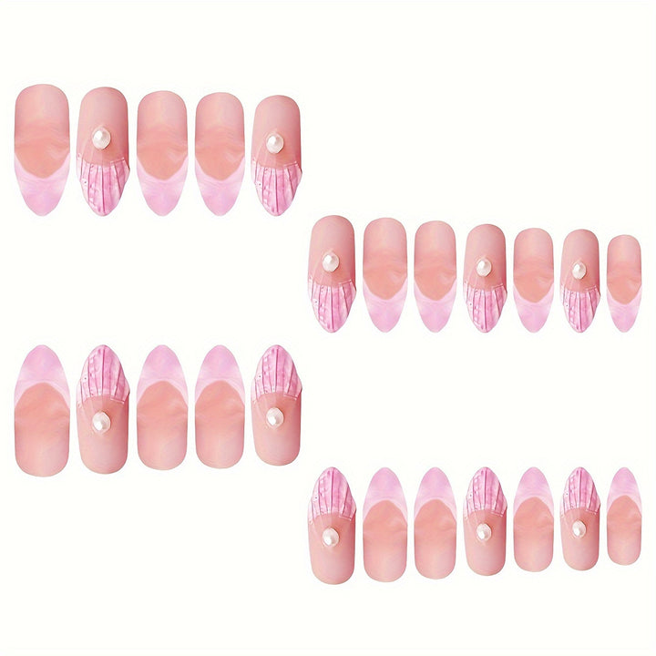 Floral Art Acrylic Nail Set Stornfield