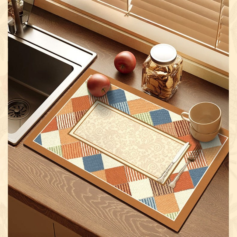 Colorful Kitchen Counter Mat