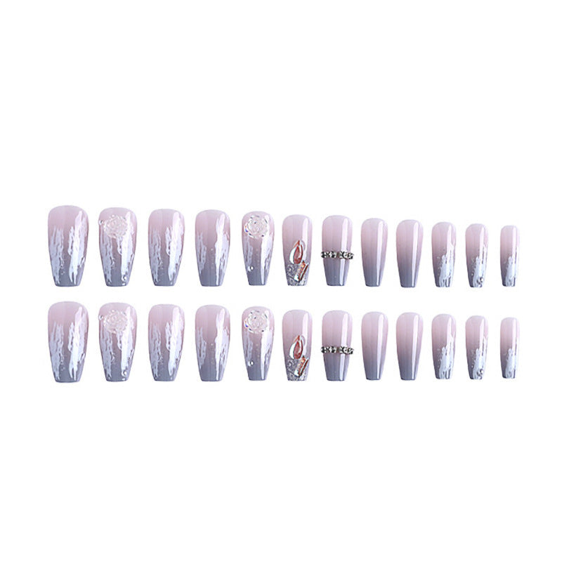 Artistic Acrylic Press-On Nail Extensions Stornfield