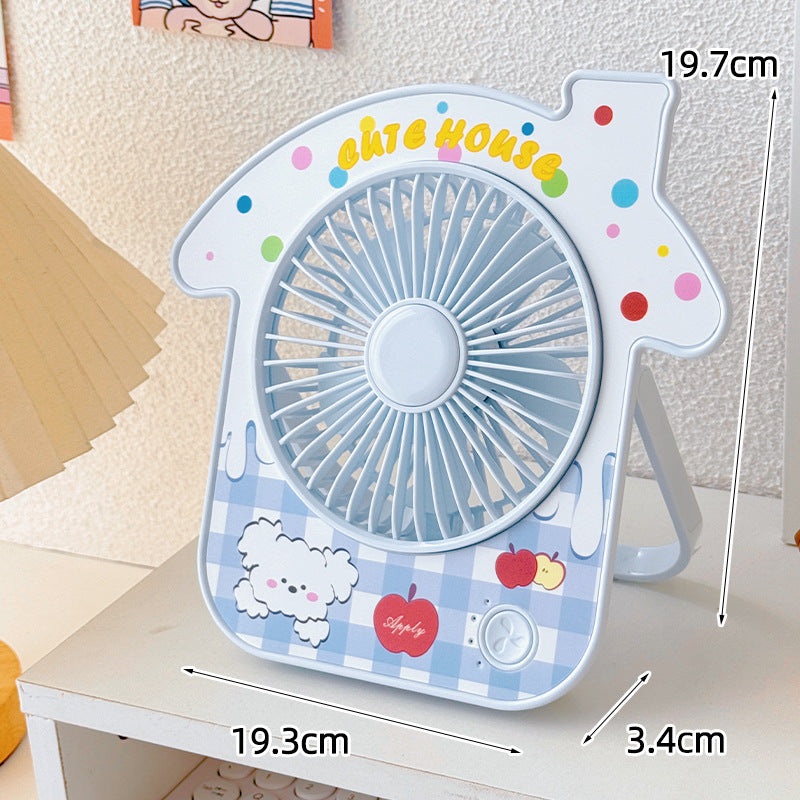Women's table fan in creative house design Stornfield
