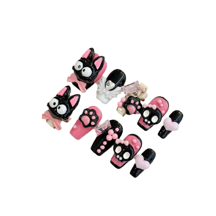Whimsical Cartoon-Themed Press-On Nail Collection