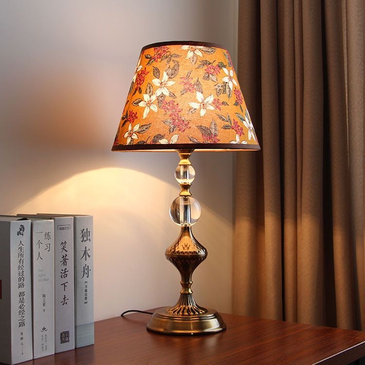 Charming Floral Shade Table Lamp
