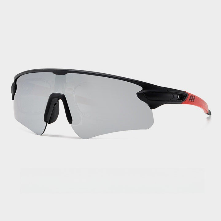 Unisex sporty high-performance sunglasses with aerodynamic design and adjustable nose pad Stornfield