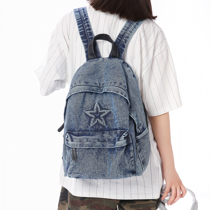 Stylish Casual Denim Backpack Stornfield