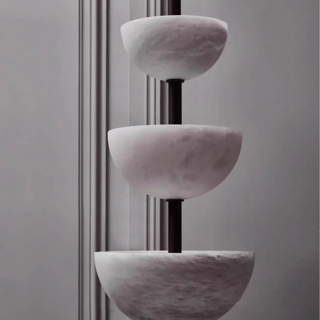 Artistic Alabaster Floor Lamp