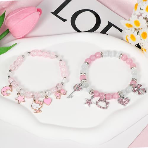 Charm Beaded Friendship Bracelet Set Stornfield
