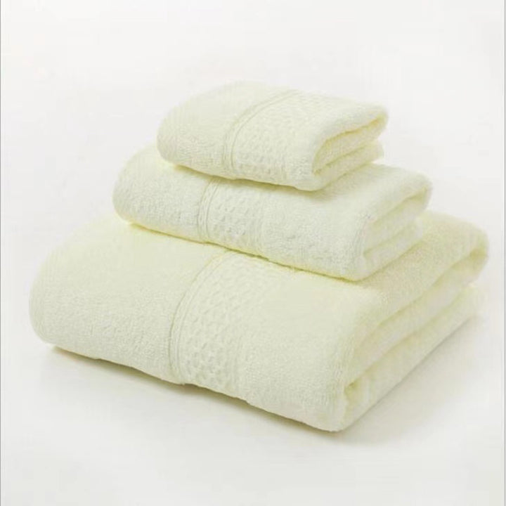 Terry Bath Towel Set with Elegant Structure Stornfield
