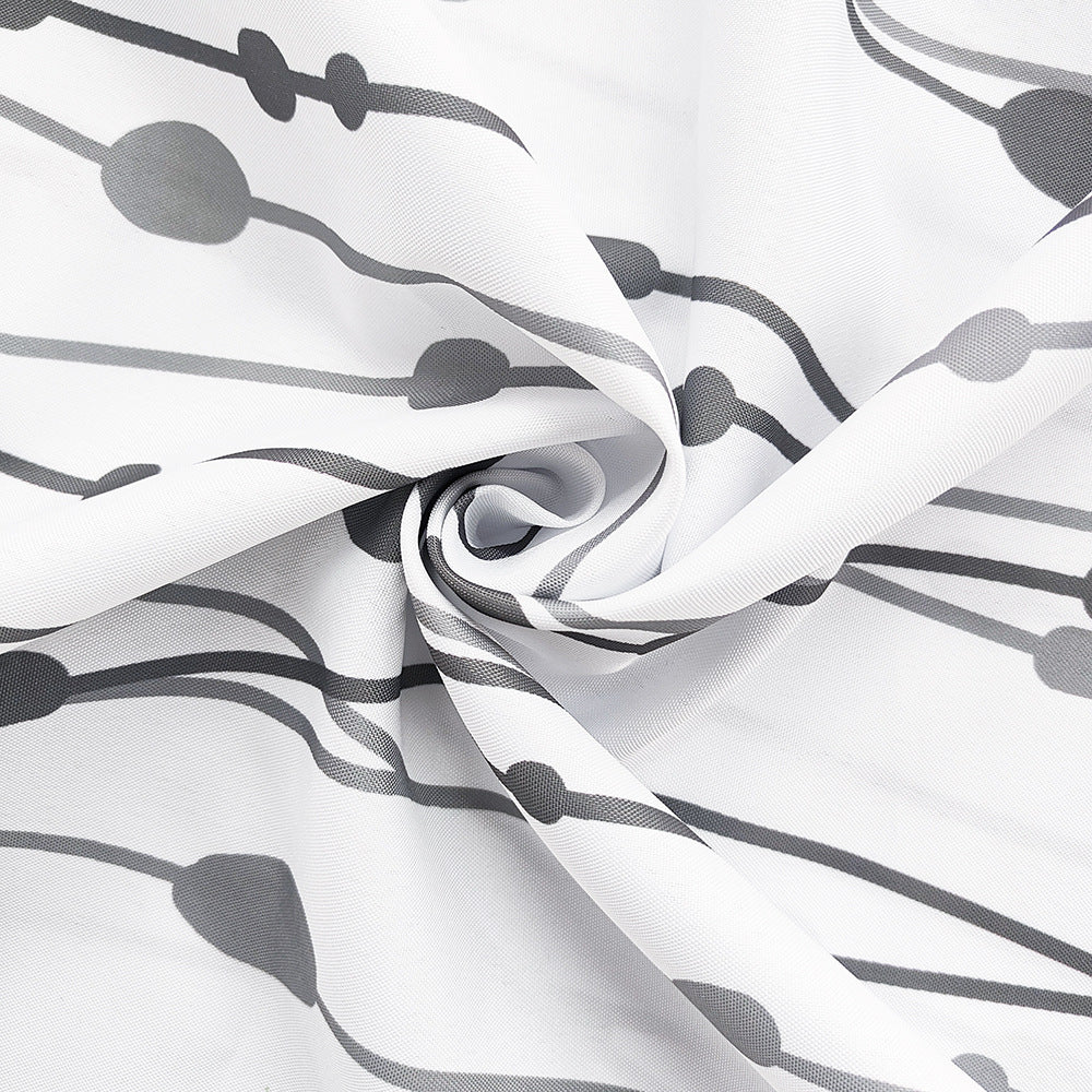 Modern Abstract Shower Curtain Stornfield