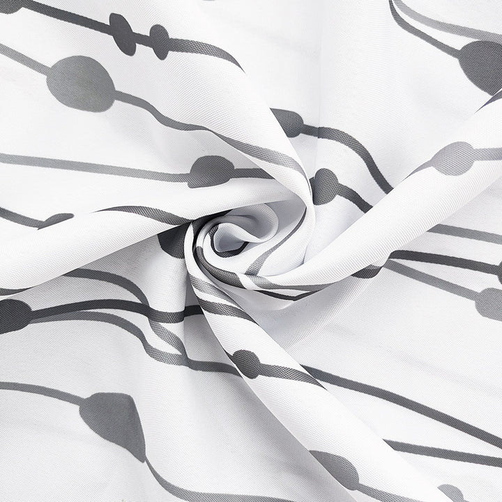 Modern Abstract Shower Curtain Stornfield