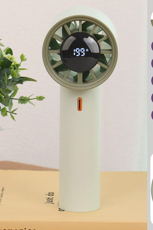 Ladies Portable Mini Fan with Digital Temperature Display Stornfield