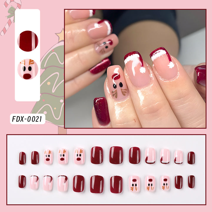 Artistic Press-On Nail Set Stornfield