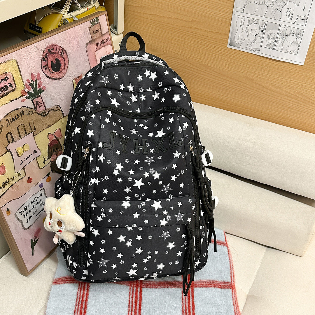 Stylish Star-Printed Backpack Stornfield 1791205378