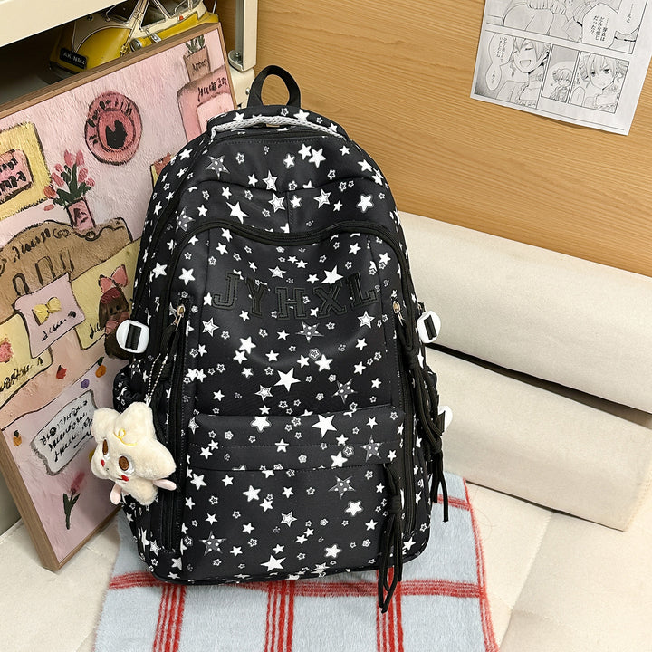 Stylish Star-Printed Backpack Stornfield 1791205378
