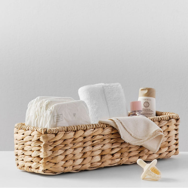 Decorative hand-woven table basket Stornfield