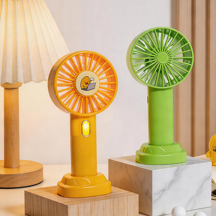 Ladies portable hand fan with USB connection and fun design Stornfield