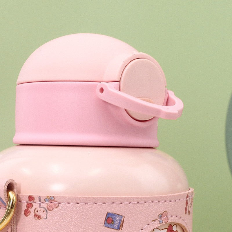 Ladies Insulated Water Bottle with Cute Design and Adjustable Carrying System Stornfield