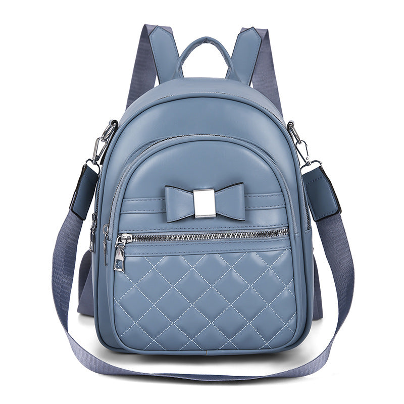 Bow Knot Quilted Backpack