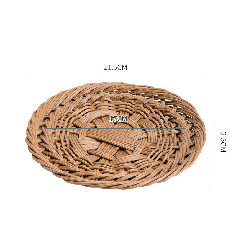 Unisex Oval Basket with Artistic Woven Texture Stornfield