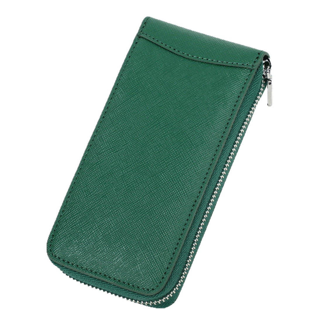 Zippered Leather Phone Pouch Stornfield