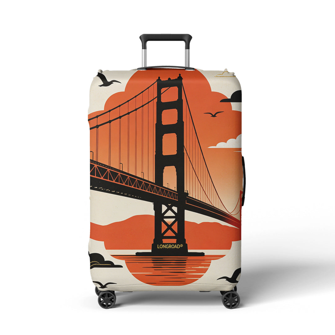 Women's suitcase cover in futuristic design Stornfield