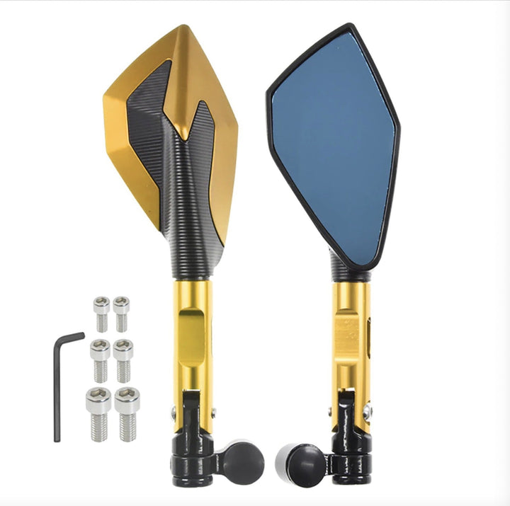High-Visibility Adjustable Racing Mirrors Stornfield