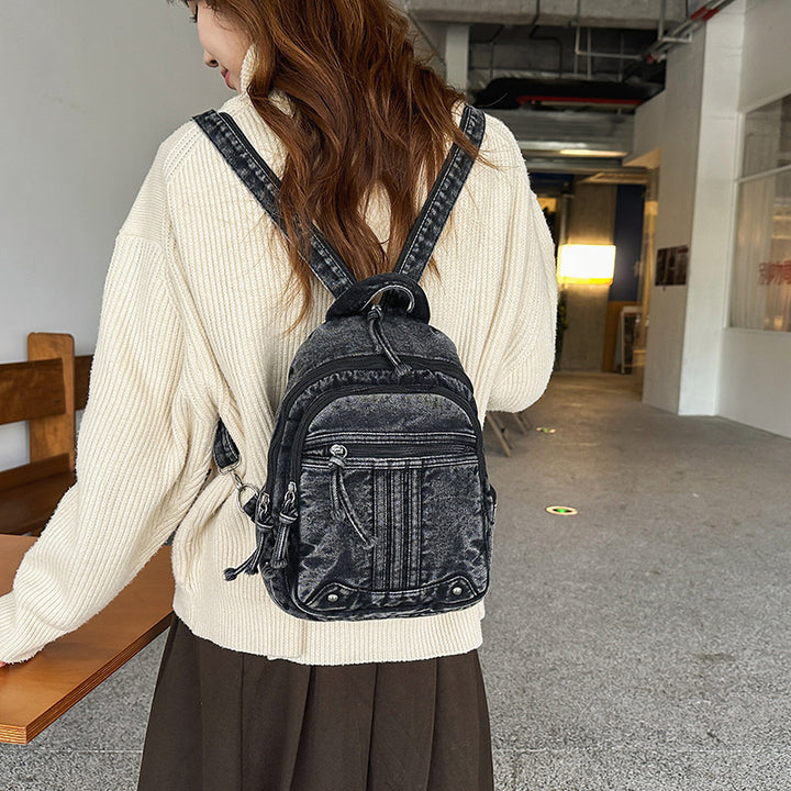 Multifunctional Denim Backpack Stornfield