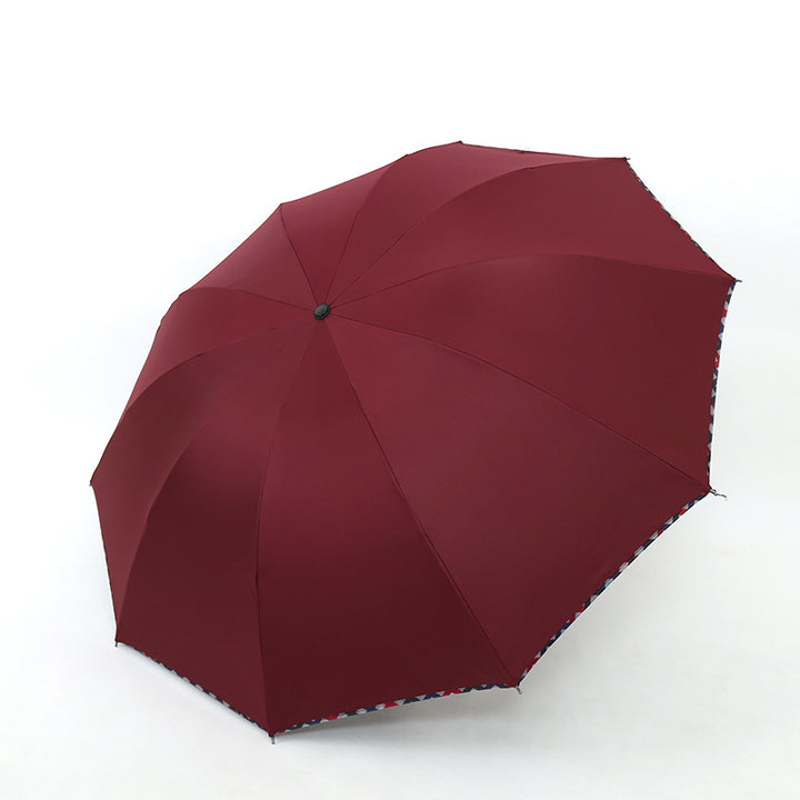 Ladies umbrella with floral design and reinforced frame Stornfield