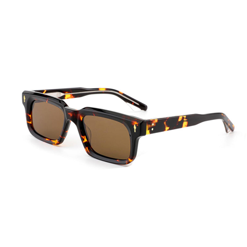 Ladies' fashionable sunglasses with clear frames and high-quality lenses Stornfield