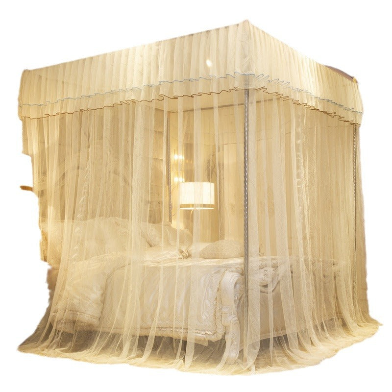 Elegant Canopy Bed Curtain
