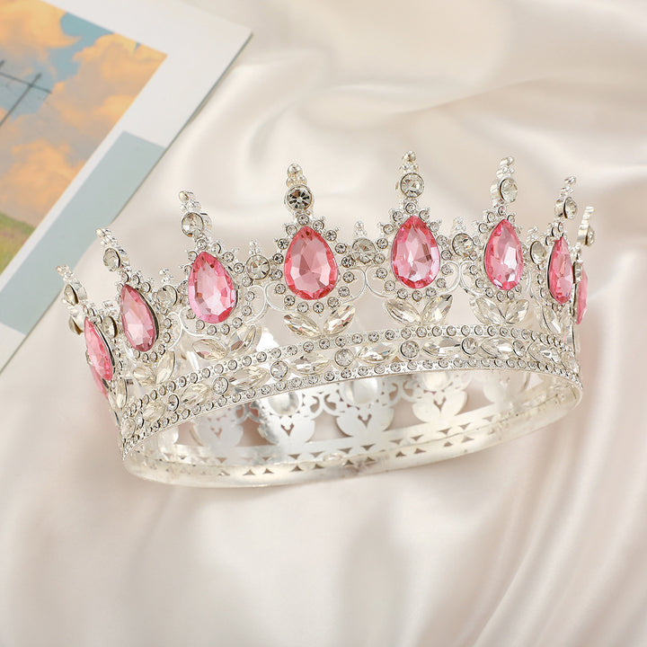 Ladies Luxurious Festive Crown with Shining Gemstones Stornfield