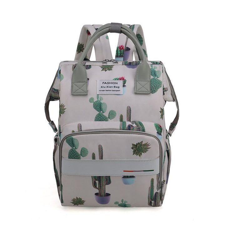 Fashionable Cactus Print Backpack Stornfield