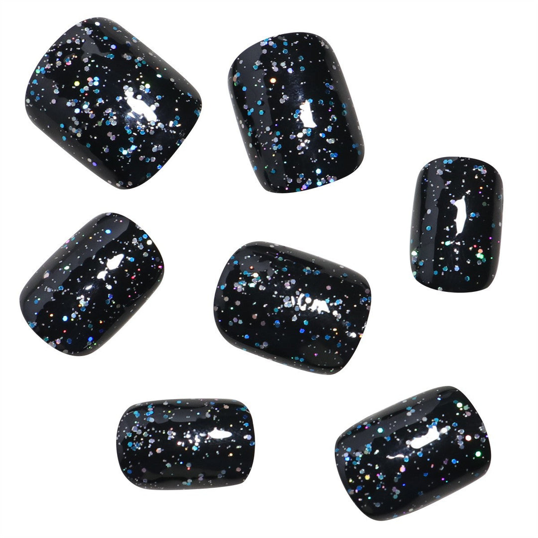 Sparkling Glitter Press-On Nails Stornfield