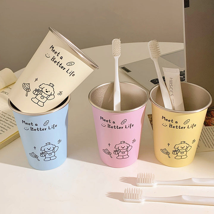 Ceramic mug with cheerful character design Stornfield