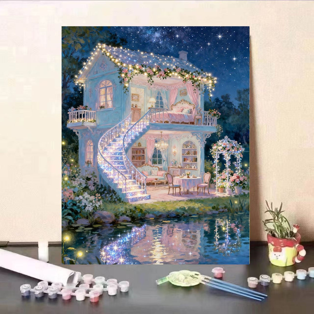 Fairy Tale Dream House Canvas Art Kit Stornfield