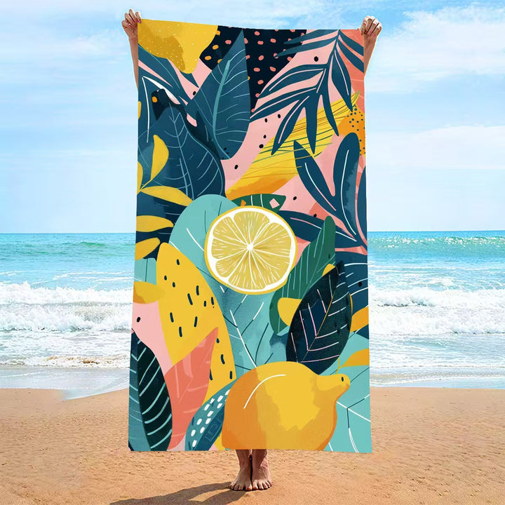 Women's beach towel with creative golf theme Stornfield