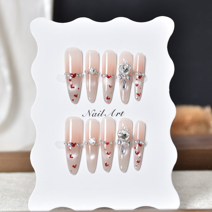 Decorative Press-On Nail Art Set Stornfield