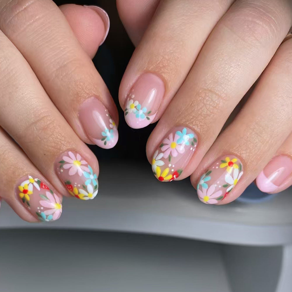 Floral Design Gel Nail Art Set Stornfield