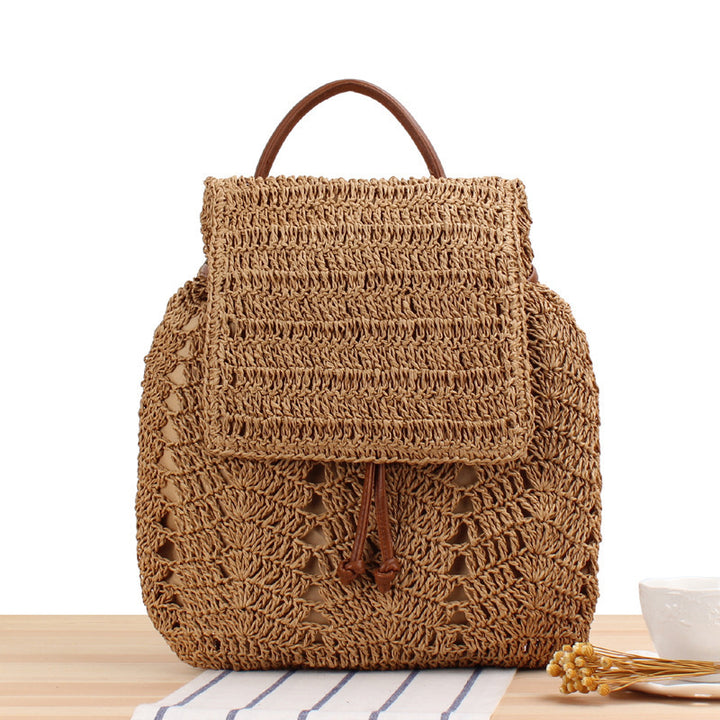 Braided Natural Material Backpack Stornfield