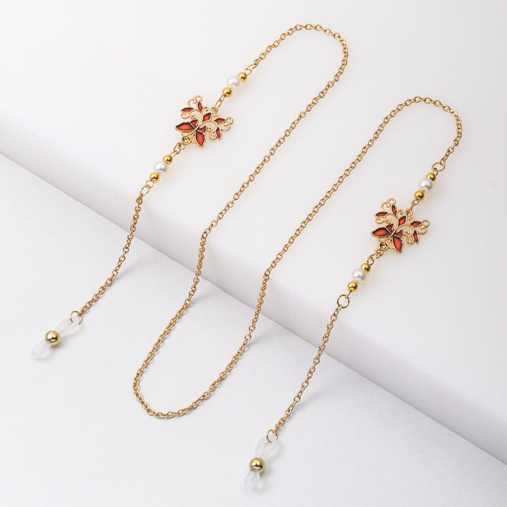 Elegant Floral Eyewear Chain Stornfield