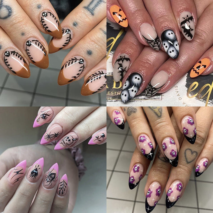 Spooktacular Halloween-Themed Press-On Nails Stornfield